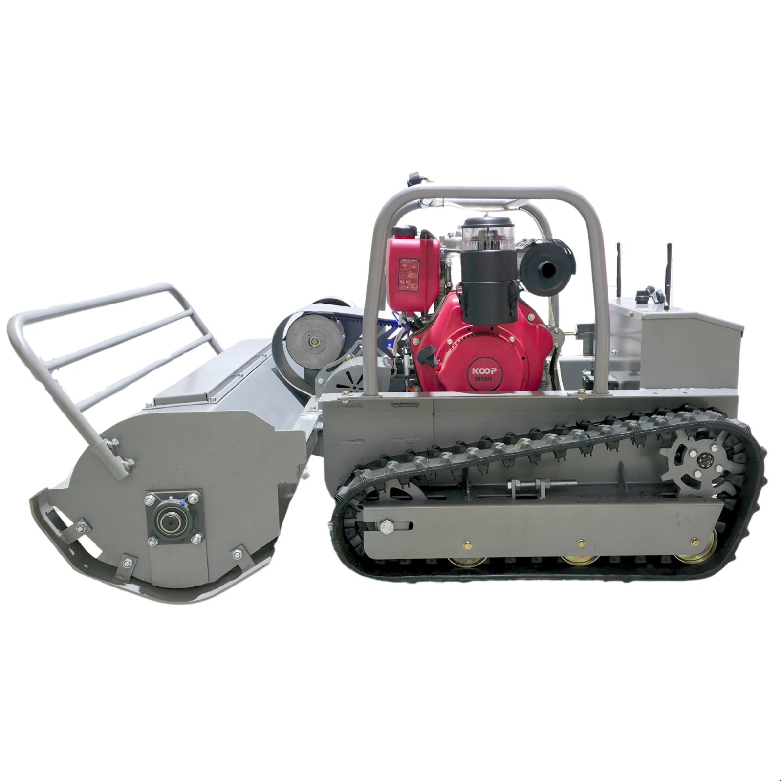 Rasenmäher des Typs AMD AMD-R120 Ferngesteuerter Diesel-Raupenmulcher, Schlegelmulcher - 1200 mm Schnittbreite, Neumaschine in Arbing (Bild 2)